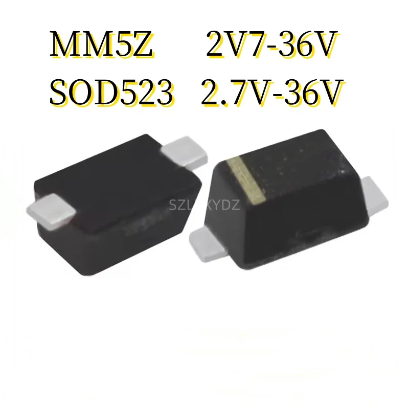 100 шт./партия MM5Z3V3 SOD523 MM5Z2V7/3V/3V3/3V6/3V9/4V3/4V7/5V1/5V6/6V2/6V8/7V5/8V2/9V1/10V/11V/12V/13V/15V/16V 18V/20V/24V/27V/30V