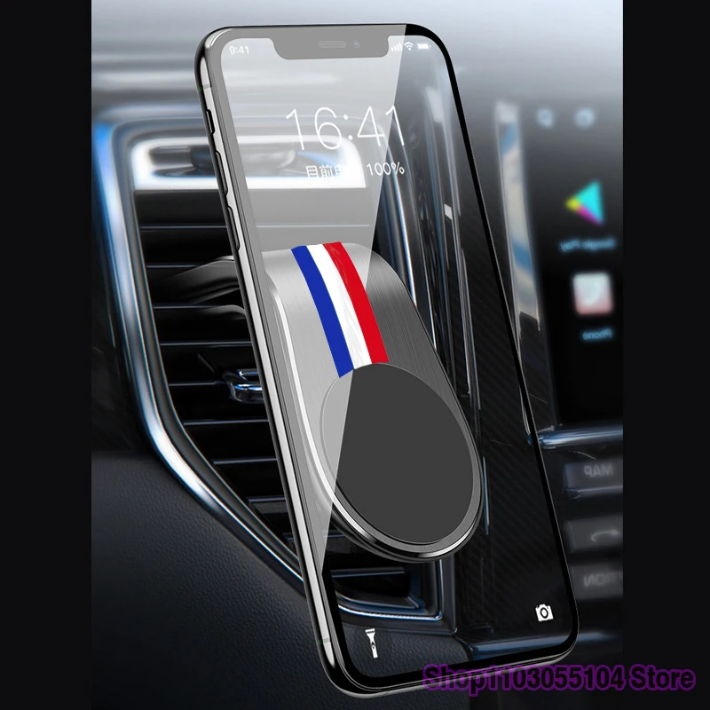 

Magnetic Car Phone Holder Stand Car Air Vent sticker For GT Peugeot 3008 5008 2008 106 206 306 308 107 207 208 307 408 508 Rcz