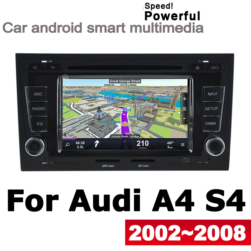 

For Audi A4 S4 RS4 8E 8H 2002~2008 Car Android Multimedia player stereo radio Wifi 2 din dvd gps ips