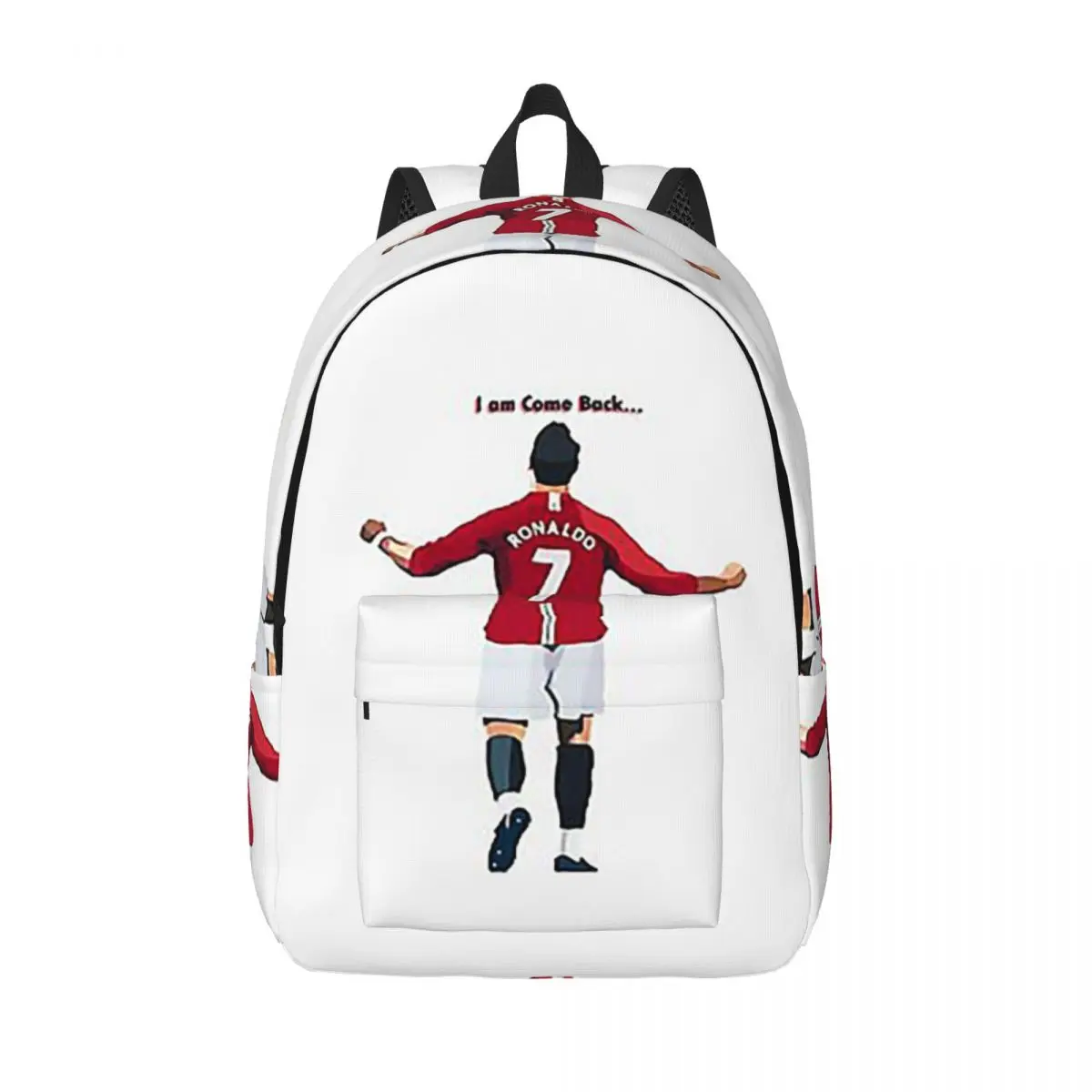 

CR7 Cristiano Ronaldo Woman Small Backpack Boy Girl Bookbag Casual Shoulder Bag Portability Laptop Rucksack Students School Bags