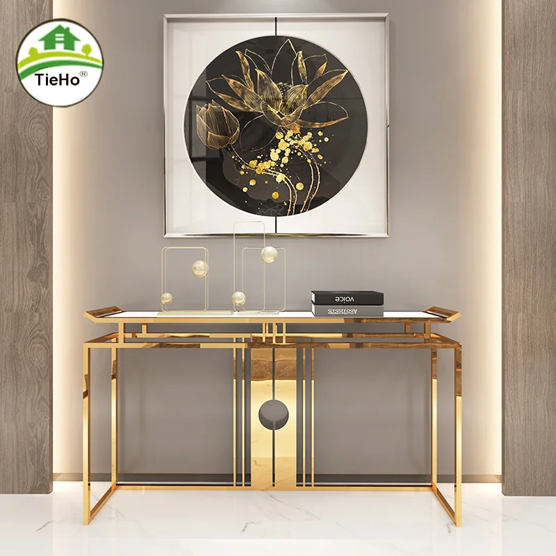 Gold Console Table - Dining Tables - AliExpress