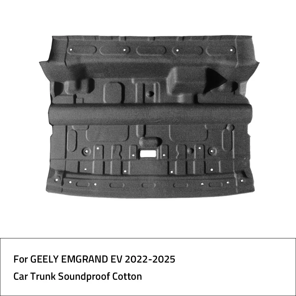 Изоляция багажника автомобиля, хлопок, звукоизоляционный ковер, липкий коврик, Стайлинг автомобиля для GEELY EMGRAND 2022-2025