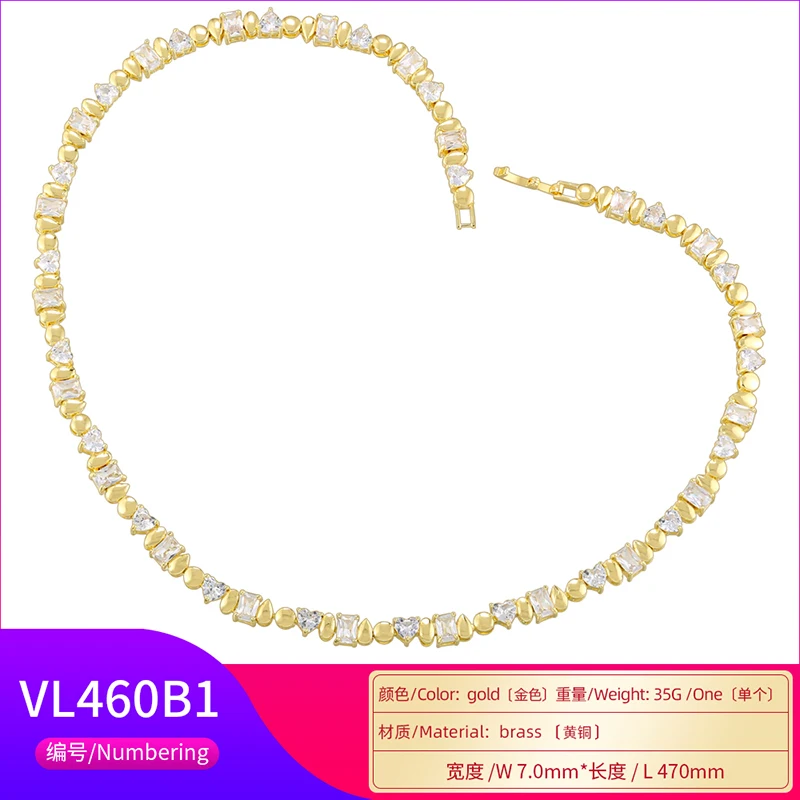 ZHUKOU 18K позолоченный нерегулярный геометрический инкрустированный Цирконий