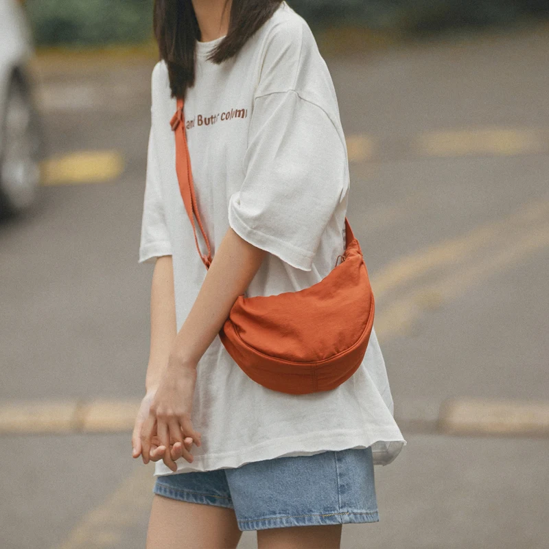 Travel Soft Nylon Small Crossbody Bag for Women 2023 New Fashion Casual Chest Bag Shoulder Side Bags Lady Waterproof Handbags