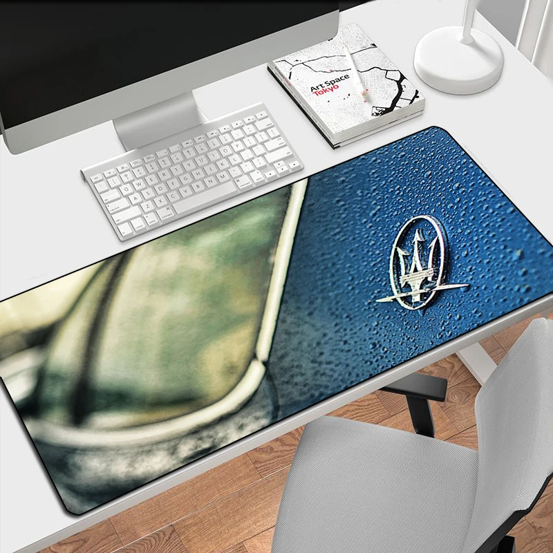

Mouse Pads M-Maserati Pc Gaming Pad Non-slip Mat Gamer Cabinet Mausepad Deskmat Computer Accessories Mousepad Mats Keyboard Xxl