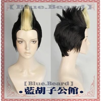 bluebeard brand hanma shuji shuuji tokyo revengers authentic customized cosplay wig heat resistant hair fiber