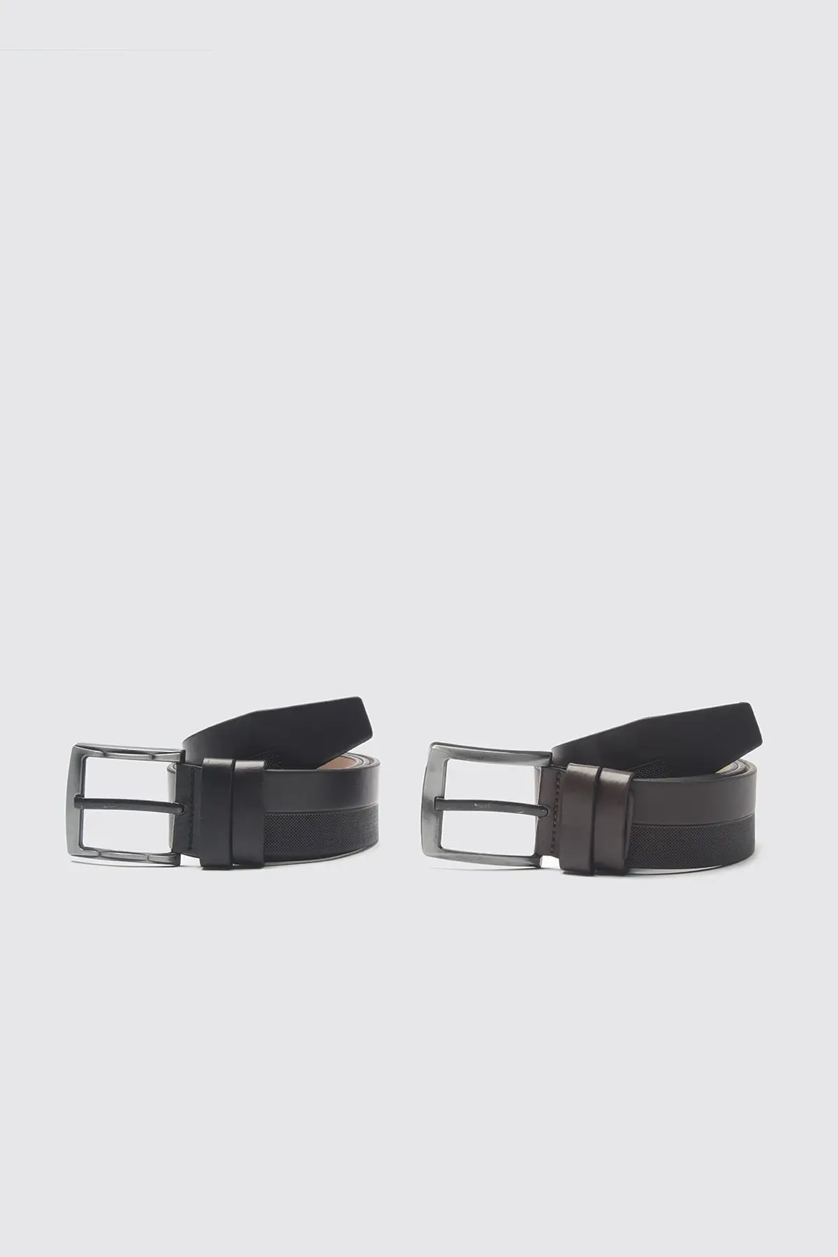 

Trendyol Male 2'li Faux Leather Belt TMNSS21KE0089