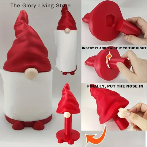 Держатель для бумажных полотенец HUXUAN Рождественский