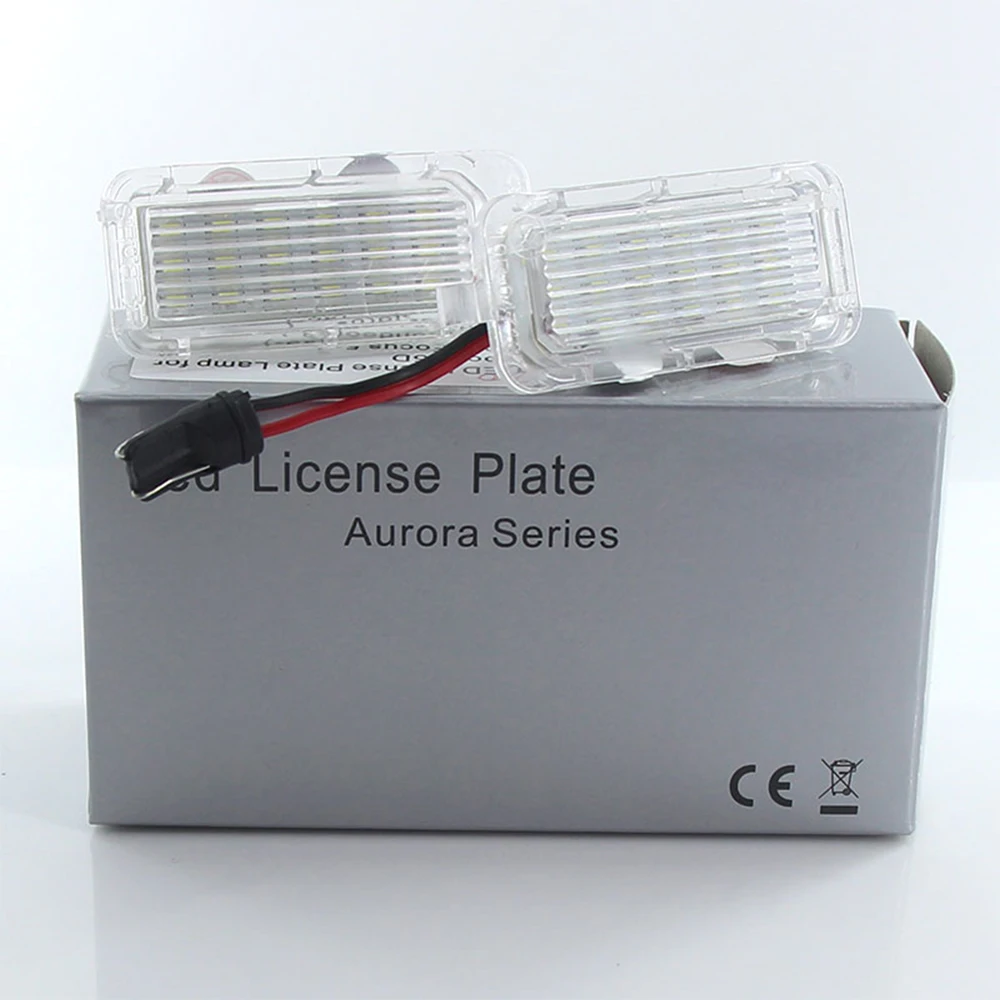 

2 Pieces Car Truck License Number Plate Light LED License Plate Light For Ford Focus MK3 2009-2018 Mondeo 4 MK4 Fiseta MK7