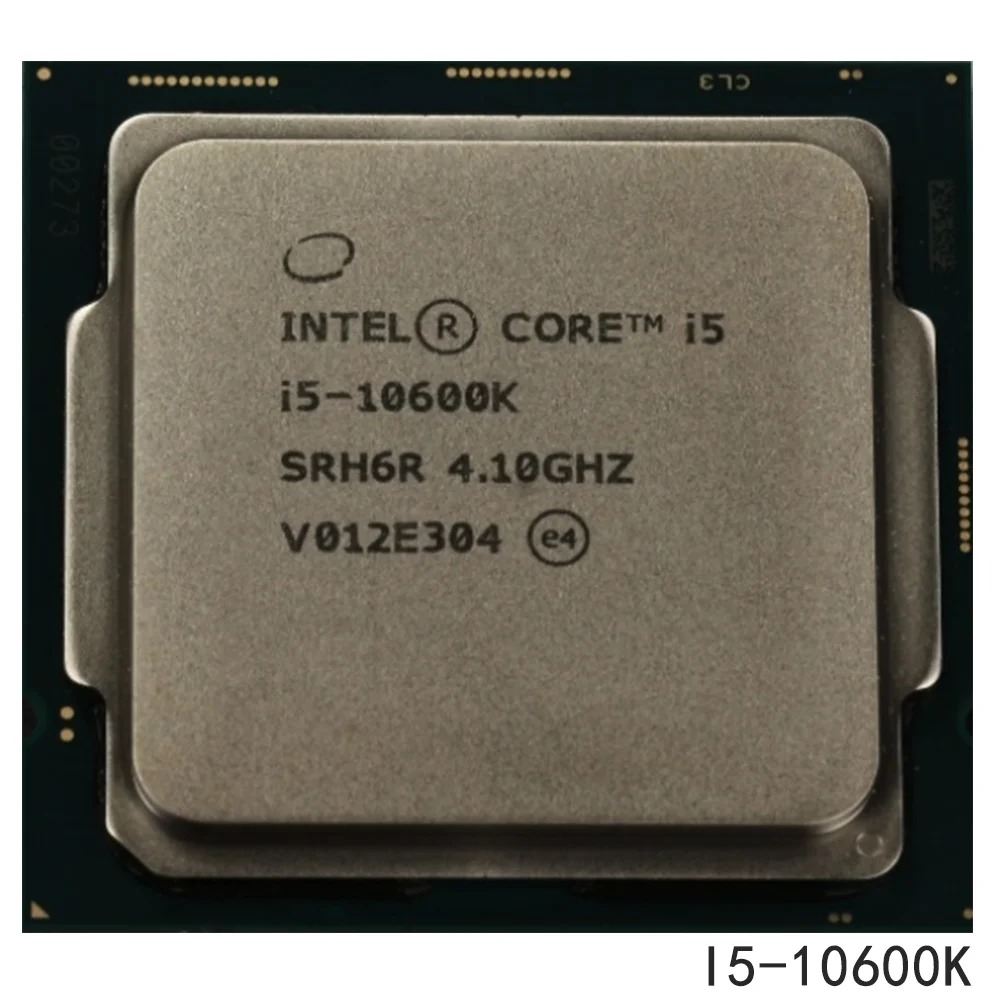

Процесintel Core i5-10600K I5 10600K, 4,1 ГГц, 6 ядер, 12 потоков, 65 Вт, LGA1200