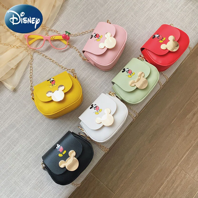 

Модная сумка-мессенджер на одно плечо для девочек, с мультяшным Микки-Маусом