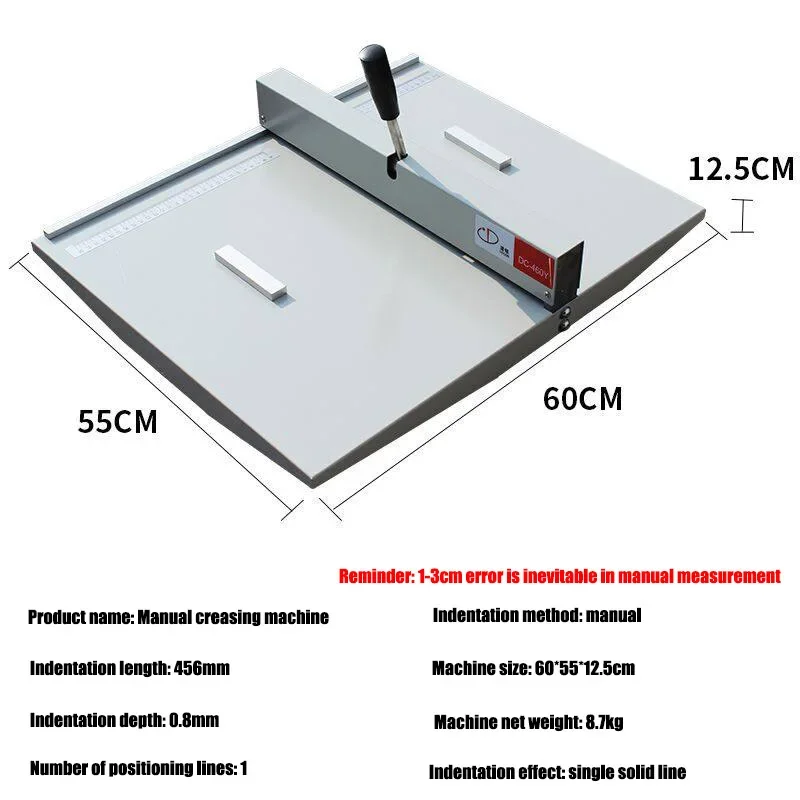 460Y/360Y ручная машина для биговки визитных карточек фото поздравительных открыток