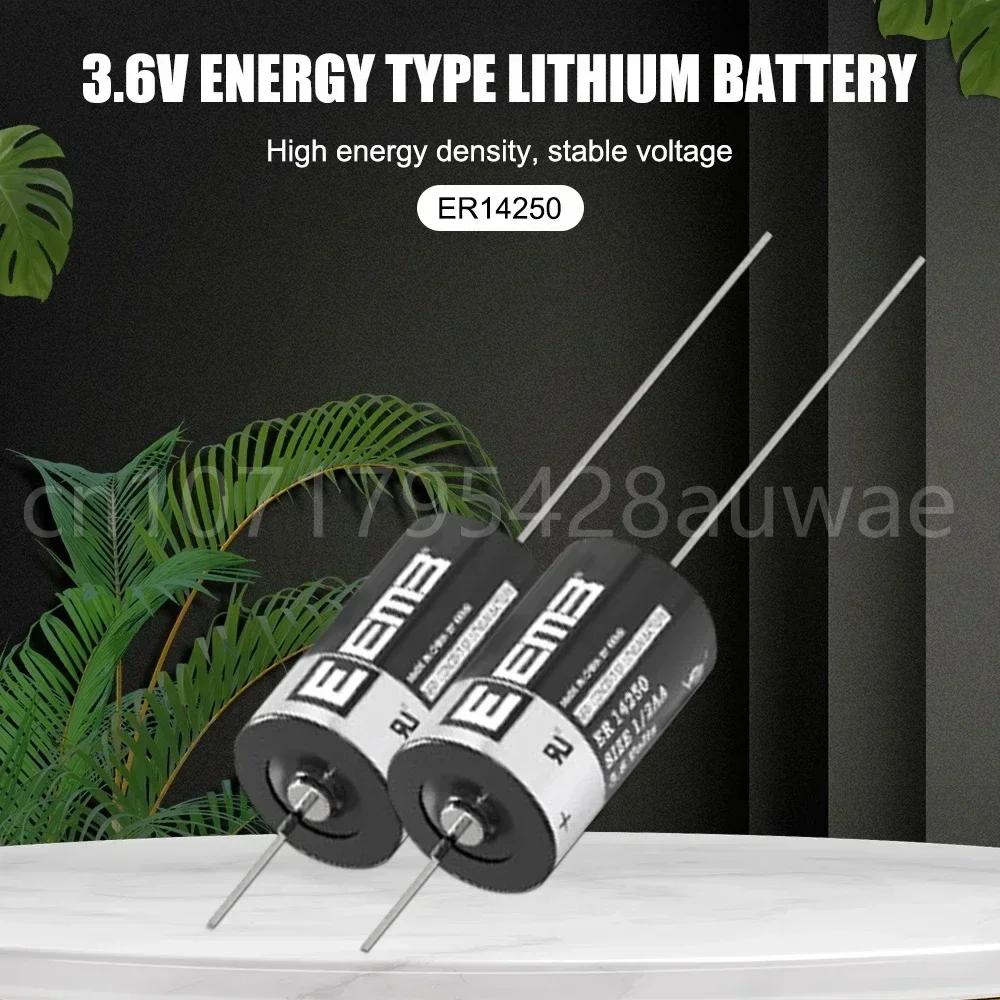 1 шт. ER14250 14250 CR14250SL 1/2AA 1200 мАч 3 6 В литиевая батарея с контактами для оборудования