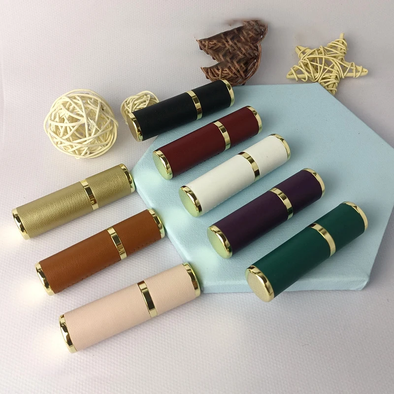 

5ml Leather Mini Refillable Perfume Atomizer for Travel Atomizer Spray Bottle with Ultral Fine Mist Fragrance Atomizer Container