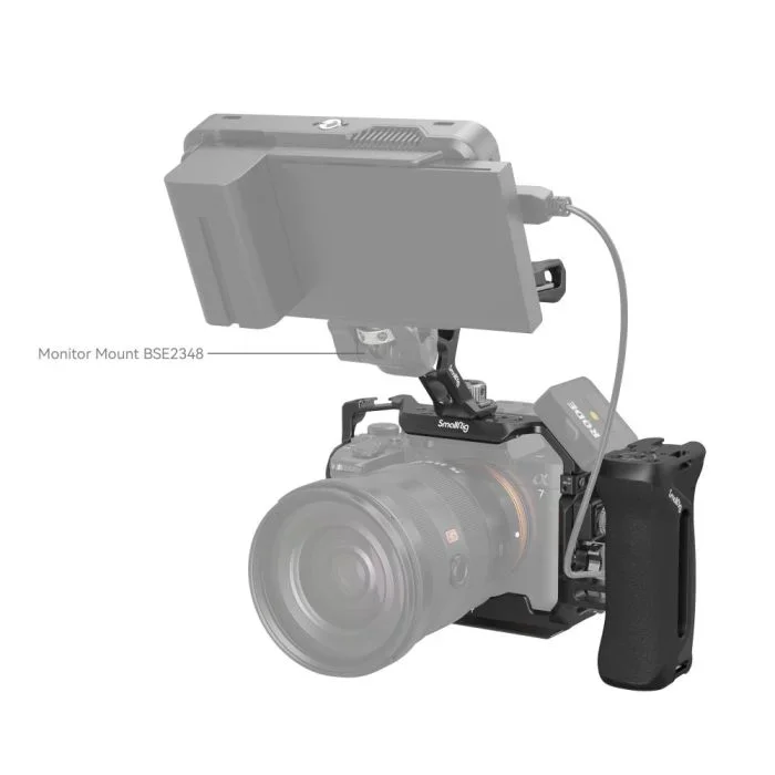В наличии: Кейдж SmallRig для A7R V  A7 IV  A7S III с верхней рукояткой, боковой рукояткой и зажимом для кабеля, расширенный комплект -3669C (art.: 3920db7f0371c) - 3920db7f0371c