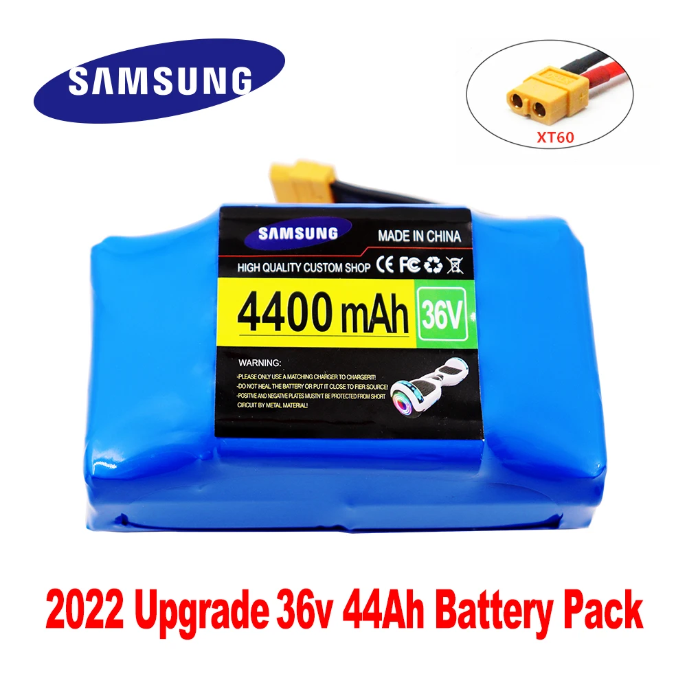 

18650 Lithium Battery Pack 36v 10s2p 4.4Ah 4400mAh Electric Scooter Hoverboard Rechargeable 20A BMS for Electric Scooter