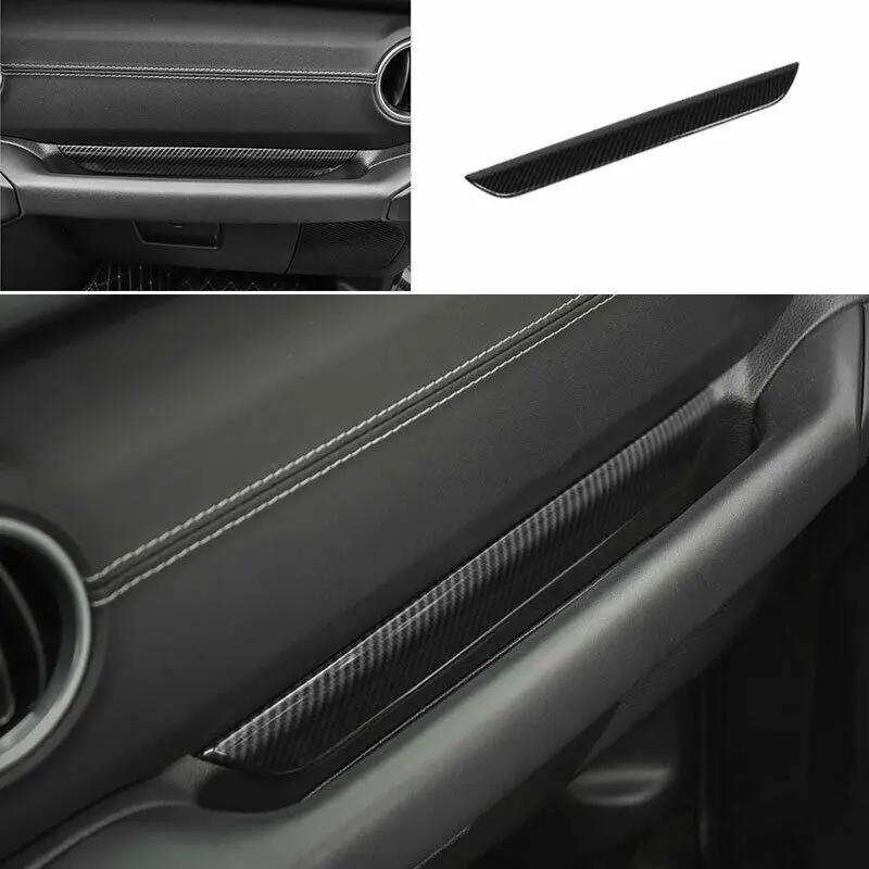 

Подходит для Jeep Wrangler JL 18-20 лента из углеродного волокна для приборной панели обшивка