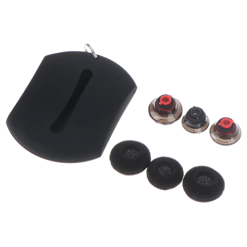 

Soft Silicone Ear Pads Earphone Clear Earbuds Tips Eargels Black Foam Accessories For Plantronics Voyager 5200 Earplugs