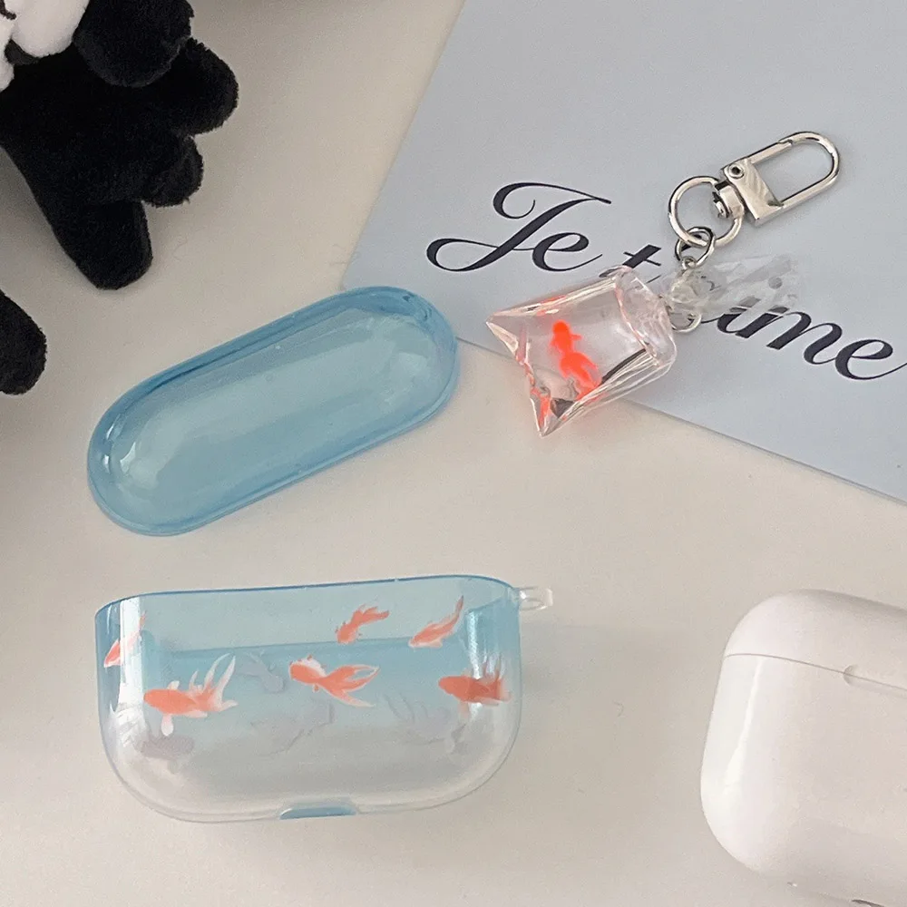 Фото Симпатичные и декоративные наушники koi с градиентом для airpods 2 3 4 Мягкий защитный чехол из ТПУ для airpods pro 2 2nd charge box чехол №5