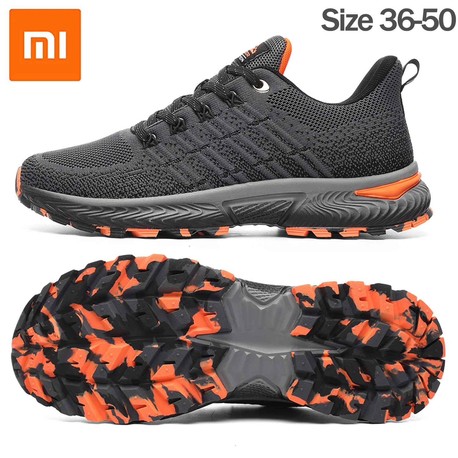 

Мужские кроссовки Xiaomi Mijia, модные летающие тканые дышащие кроссовки, повседневная спортивная обувь для тенниса, бега, Нескользящие женские ...