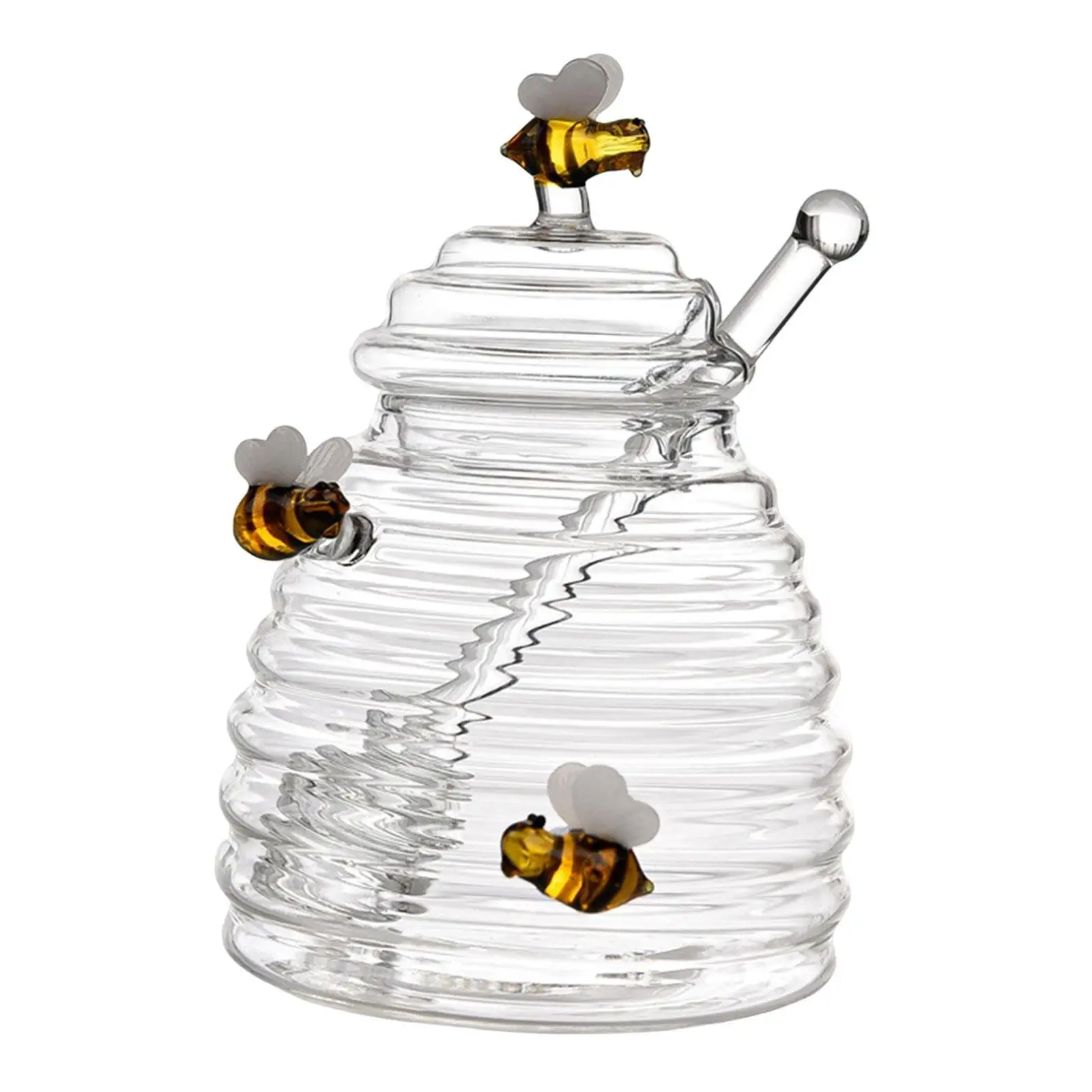 

Honey Pot Jar Honey Storage Container Kitchen Gadgets for Dining Table