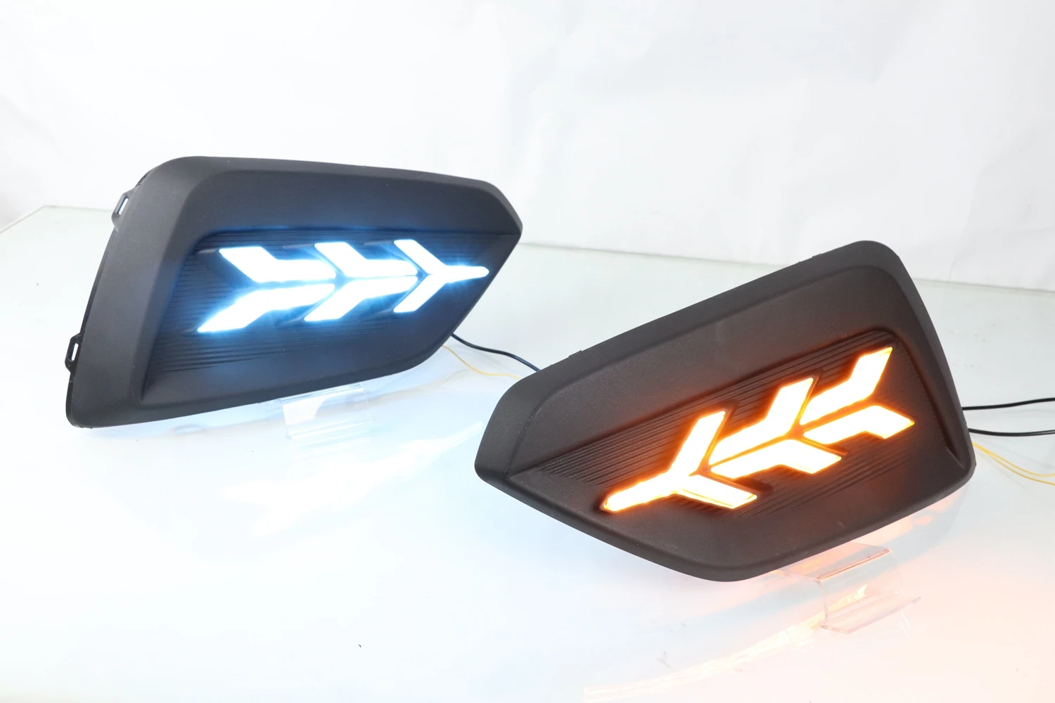 

Автомобильные светодиодные дневные ходовые огни DRL для Honda fit 2018 с поворотным желтым сигналом ходовые огни автомобитовары
