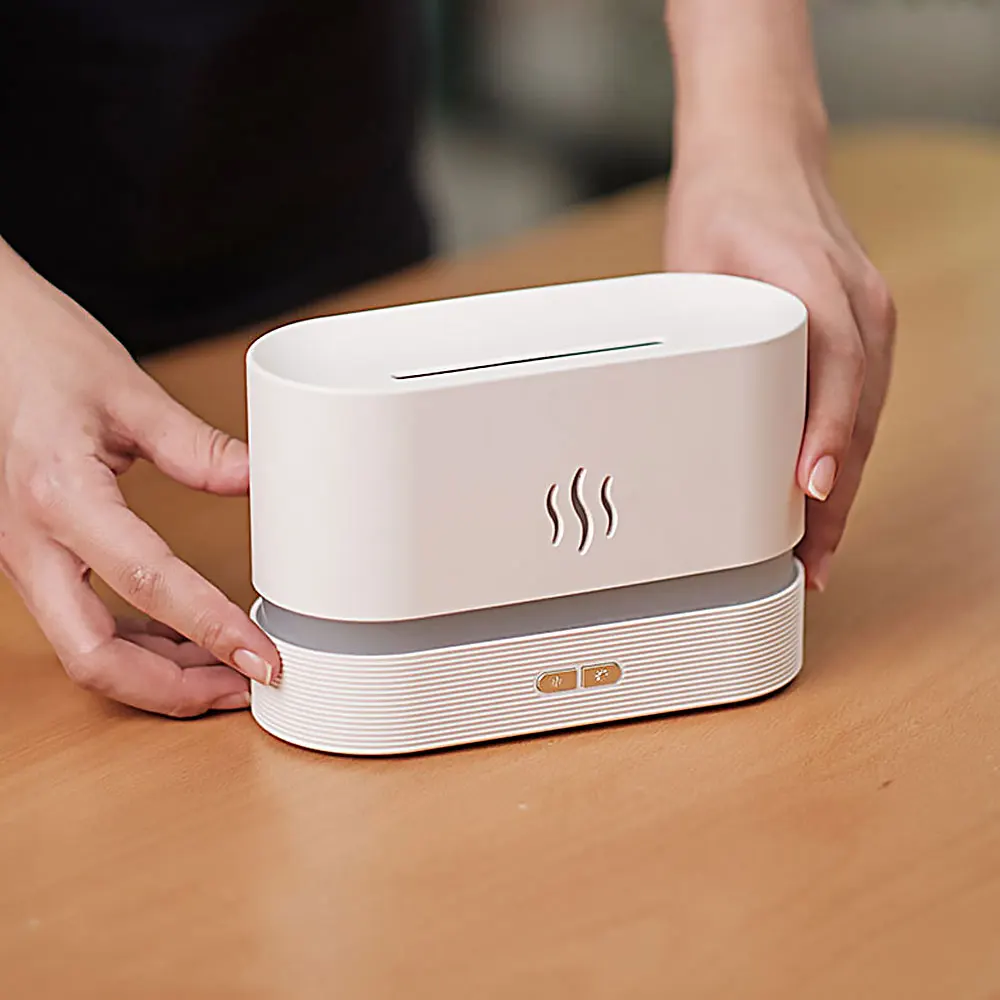 

Essential Oil Diffuser Aroma Diffuser Air Humidifier Ultrasonic Cool Mist Maker Fogger Led Essential Oil Flame Lamp Difusor