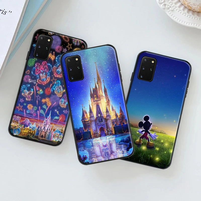 

Disney Mickey Castle For Samsung S20 FE Lite Ultra Soft Silicon Back Phone Cover Protective Black Tpu Case TPU Silicone Cover