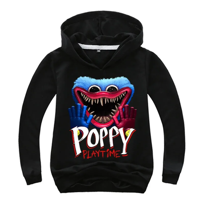 

New Cartoon Clothing Poppy Playtime Hoodie Hoodie Sweater Baby Boys Casual Kids Clothing Girls Tops Kids Huggy Wuggy Clothing