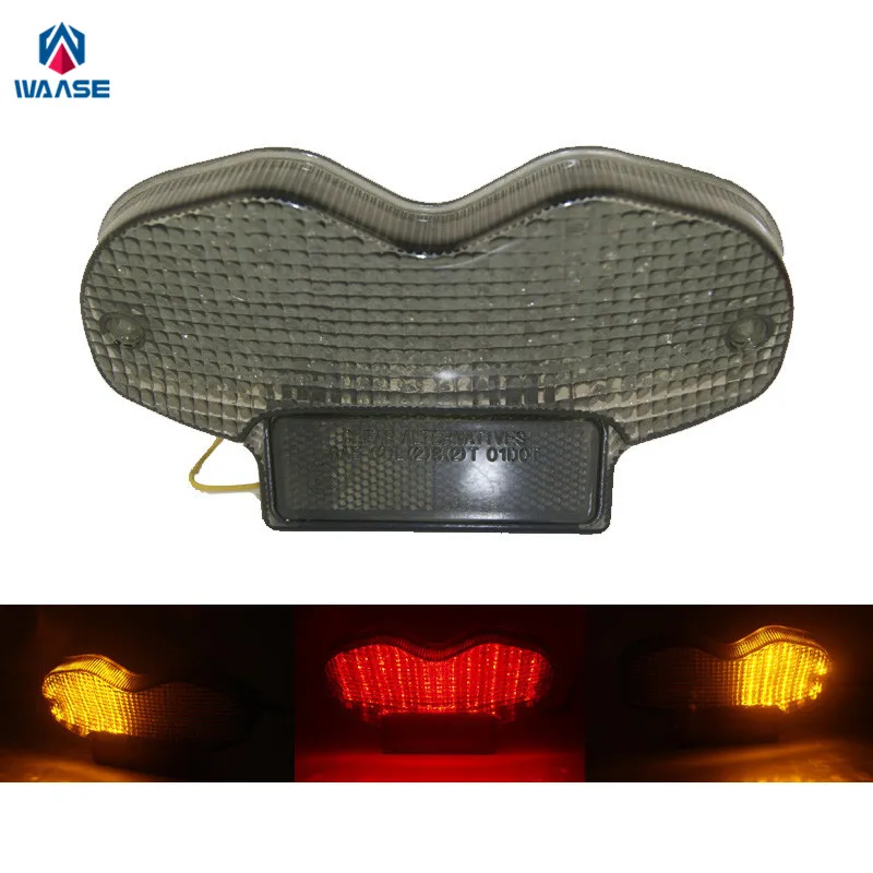 Фото Задний фонарь waase, для Suzuki BANDIT 600, GSF600, 2000, 2001, 2002, 2003, 2004, 2005, E-Mark, стоп-сигнал, поворотники, встроенный светодиодный светильник №1