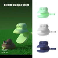 fashion professional walking portable poop scoop frog shaped pet pickup pooper grabber picker cleaning shovel