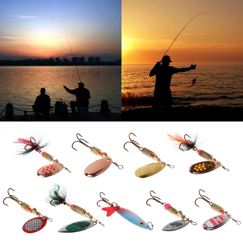 

Fishing Sequin Spinner Lure Paillette Spoon Crankbait Swimbait Hook Accessories