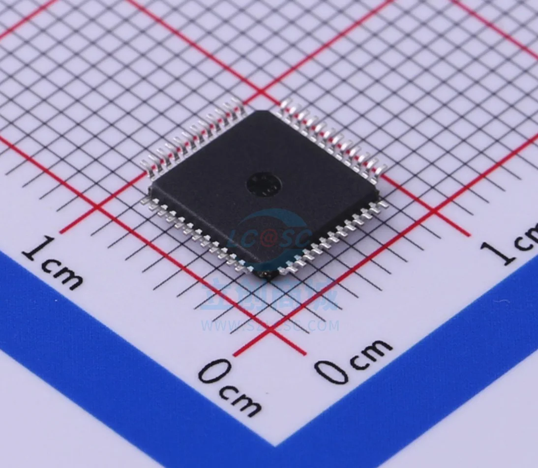1Pcs/LOTE ATM90E36A-AU-R Package TQFP-48 New Original Genuine Analog-to-digital Conversion Chip ADC IC Chip