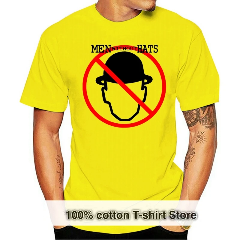 

Футболка мужская без шляп, безопасная стильная тенниска в стиле ретро 80-х с музыкальным рисунком, 100 хлопок, Стильная майка для танцев на лет...