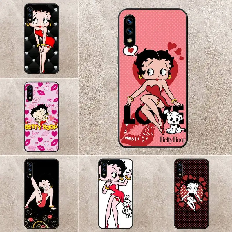 

B-Betty-Cute-Boop Phone Case For Huawei G7 G8 P7 P8 P9 P10 P20 P30 Lite Mini Pro P Smart Plus Cove Fundas