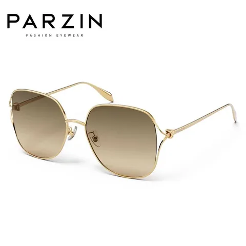 Женские солнцезащитные очки в металлической оправе PARZIN