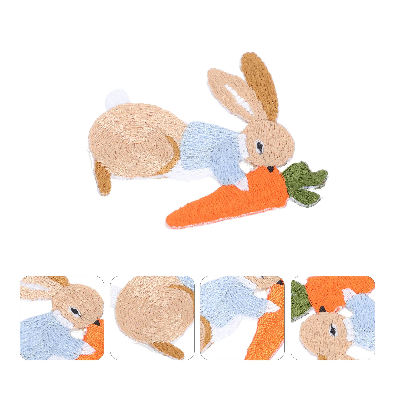 

5pcs Diy Clothing Accessories Decorative Bunny Applique Decorative Appliques Rabbit Applique