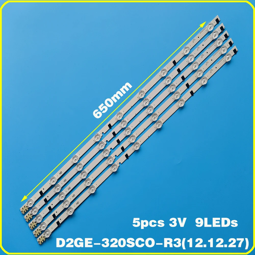 Комплект светодиодных индикаторов Samsung Ue32f4000aw Ue32f5000ak Ue32f5030aw Ue32f5300aw Ue32f5300awLED 9 линз 5
