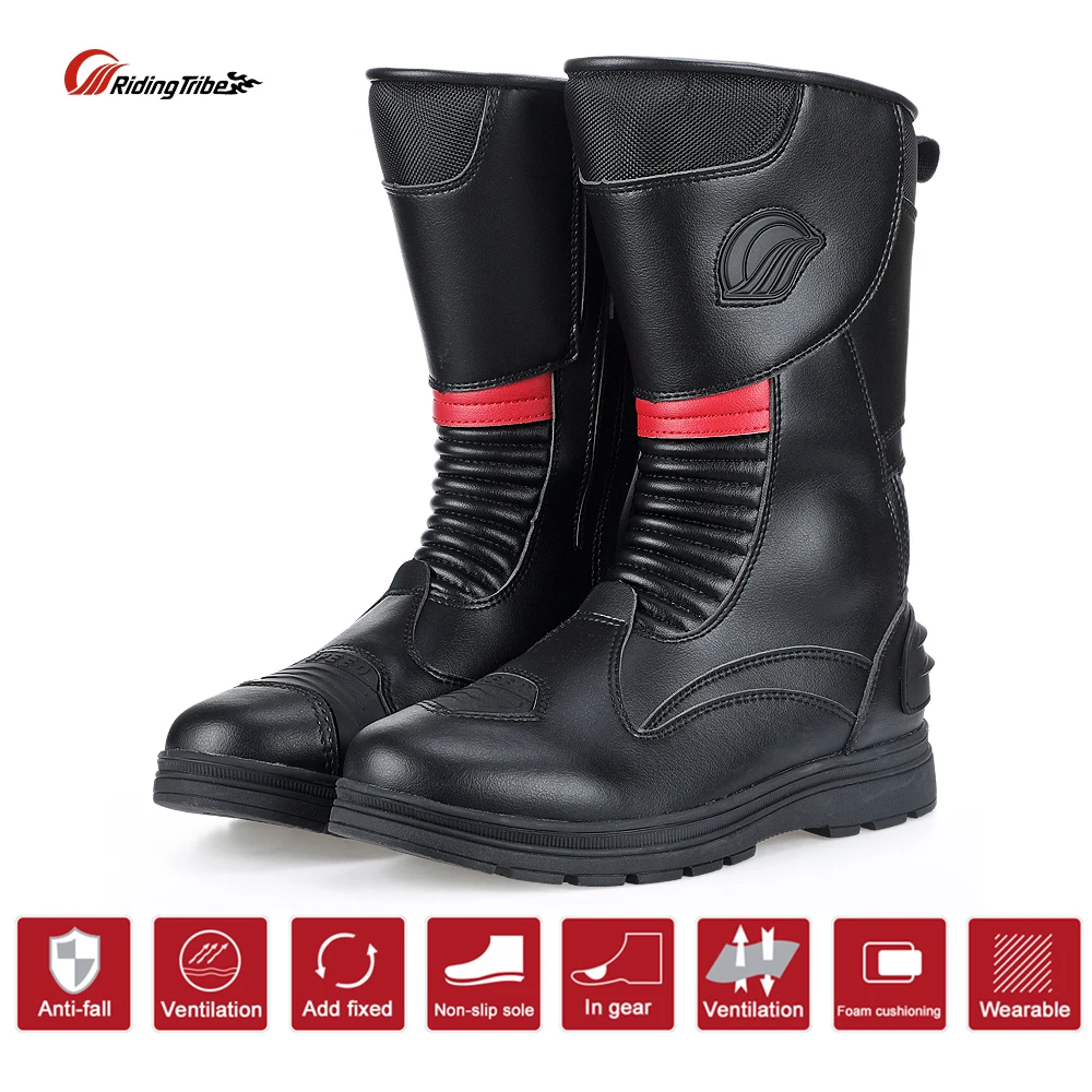 Ботинки для мотокросса мужские гоночные водонепроницаемые мотоциклетные