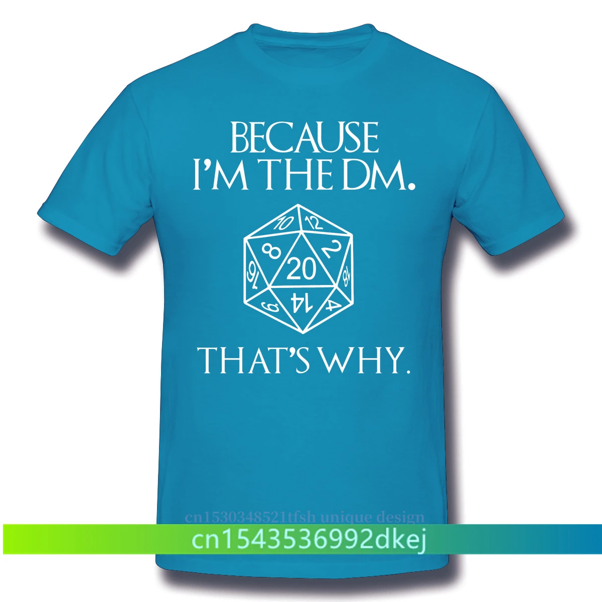 Мужская черная футболка Dungeon Master Adventure Games потому что я DM Thats Why футболки из чистого