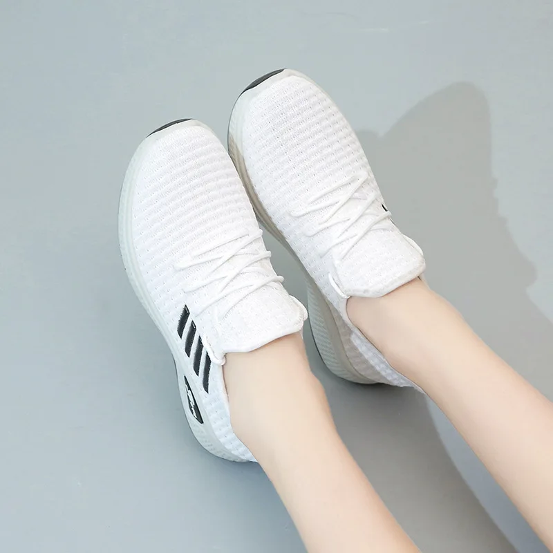 

Новые кроссовки, женская повседневная обувь, низкие Туфли без шнуровки с закрытым носком, женская обувь, Женская теннисная обувь, кроссовки ...