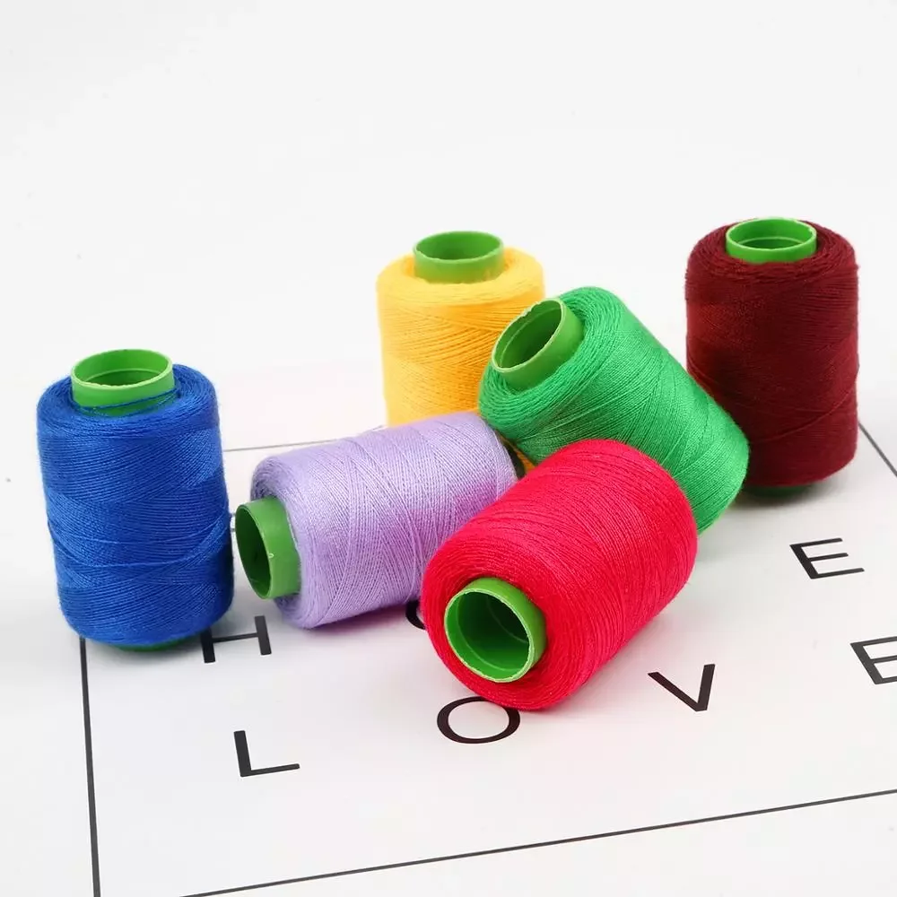 

Multicolor Sewing Thread Machine Embroidery Thread High Tenacity Hand Sewing Threads Craft Patch Steering-wheel Supplies