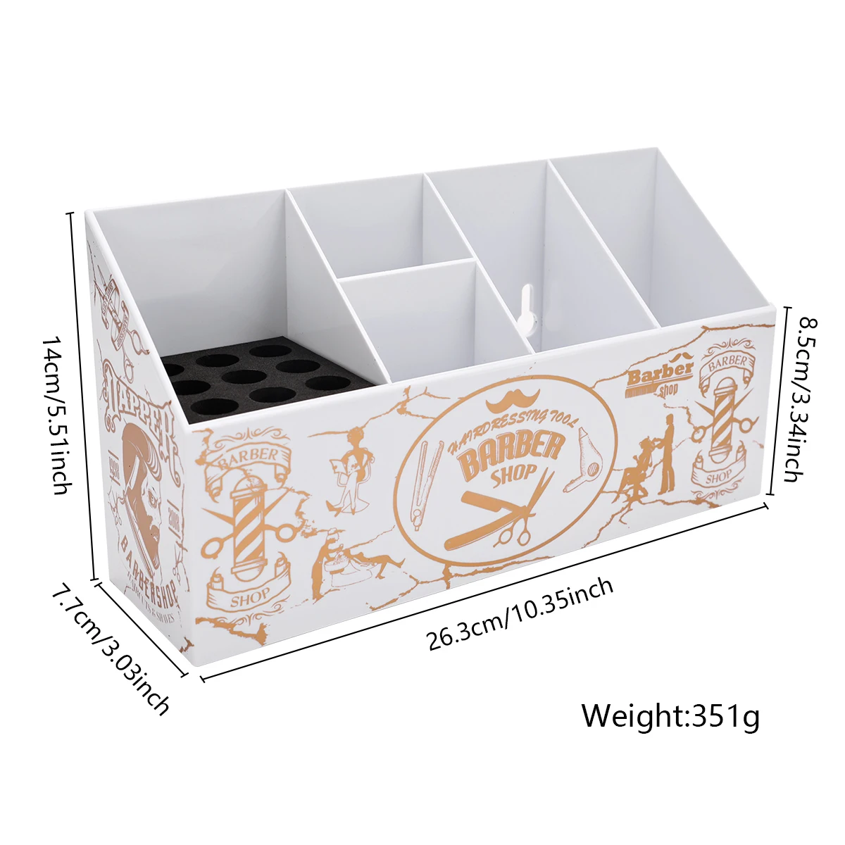 Противоскользящая многофункциональная расческа для волос