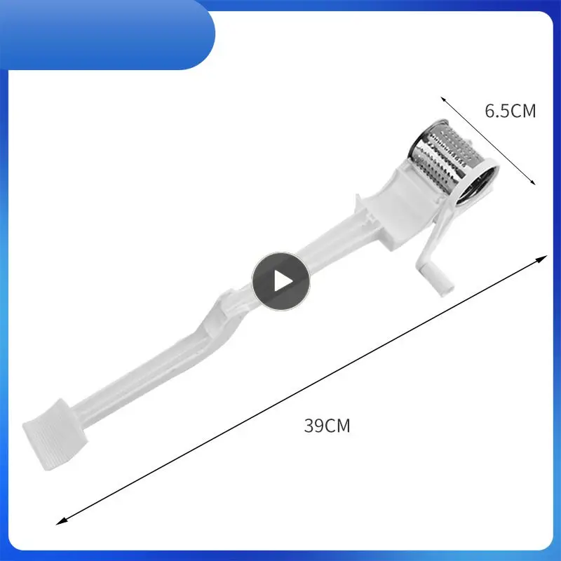 

Multipurpose Rotary Cheese Grater With Stainless Steel Drums Handheld Cheese Grinder For Parmesan Cheddar Chocolate Vegetable
