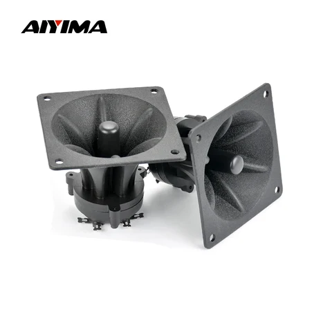 Aiyima 2pcs Tweeters 85mm Piezoelétrico Tweeter Alto -falante 150W Caminher de cerâmica Treble Square Audio Speaker de áudio