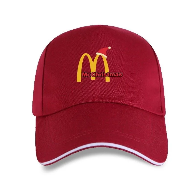 

Новинка, забавная Мужская Рождественская бейсболка mcchristmas с принтом mcdonalds, мужская и женская бейсболка