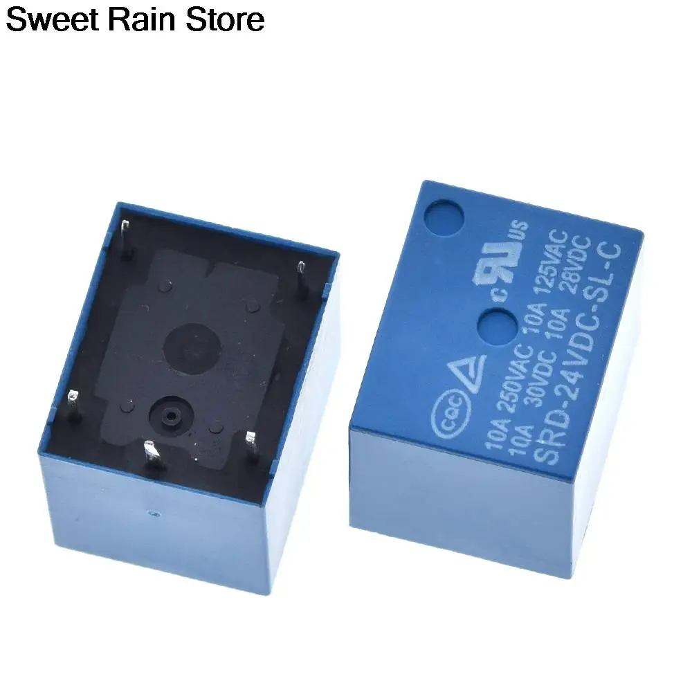 Реле SRD-03VDC-SL-C SRD-05VDC-SL-C SRD-06VDC-SL-C SRD-09VDC-SL-C SRD-12VDC-SL-C 3V 5V 6V 9V 12V 24V 48V 10A 250VAC 5PIN