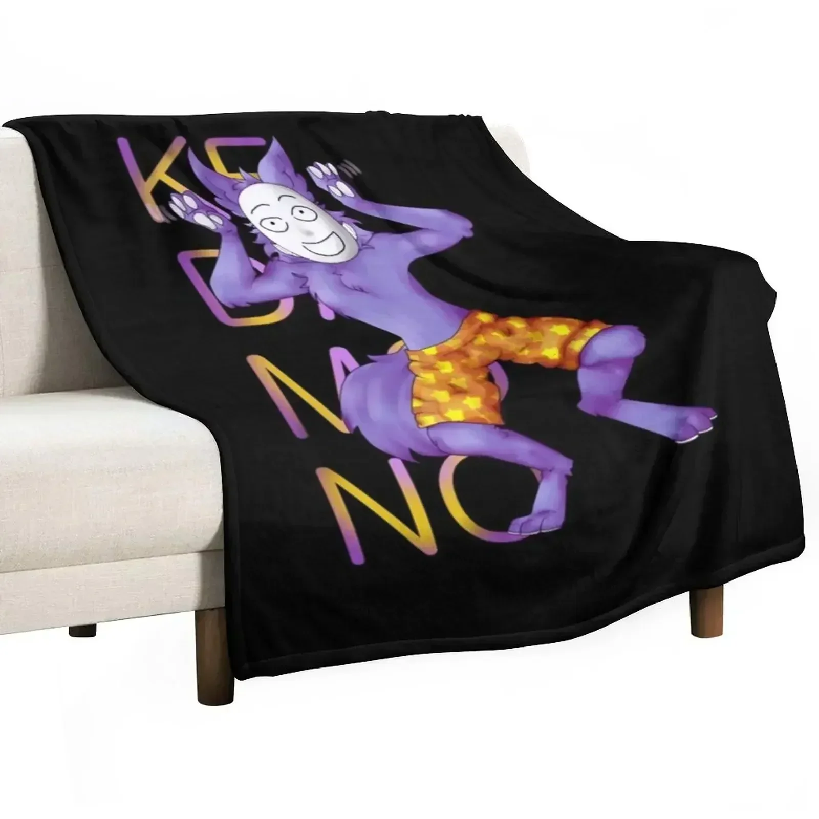 Kedamono Popee The Performer Throw Blanket Beach Bed covers Blankets Sofas Of Decoration