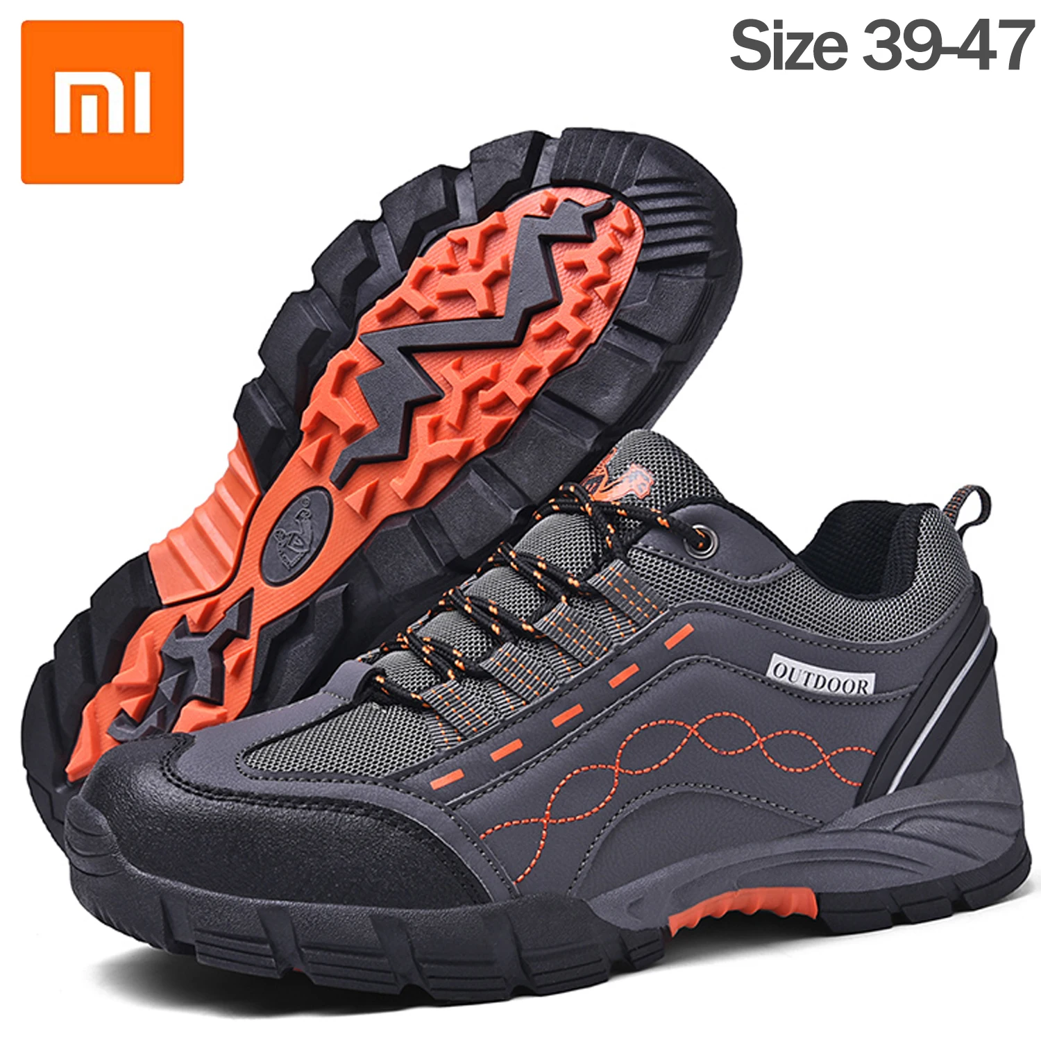 Xiaomi Original Hiking Shoes Man Mountain Climbing Shoes Outdoor Trainer Footwear Men Trekking Sport Sneakers Male Comfy Walking
