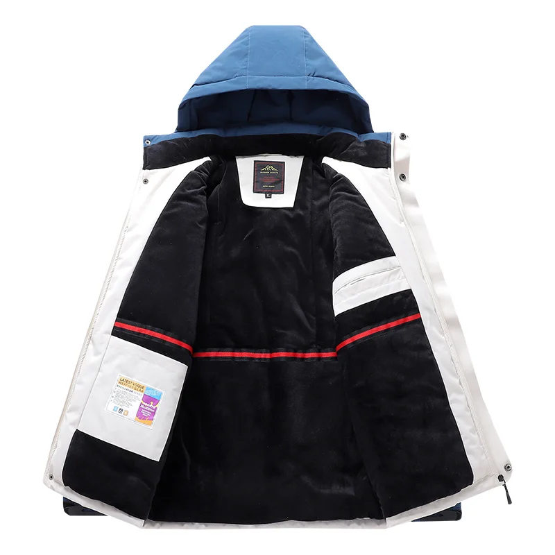 Men 2022 Winter Brand New Casual Warm Thick Waterproof Jacket Parkas Coat Men New Autumn Outwear Windproof Hat Parkas Jacket Men